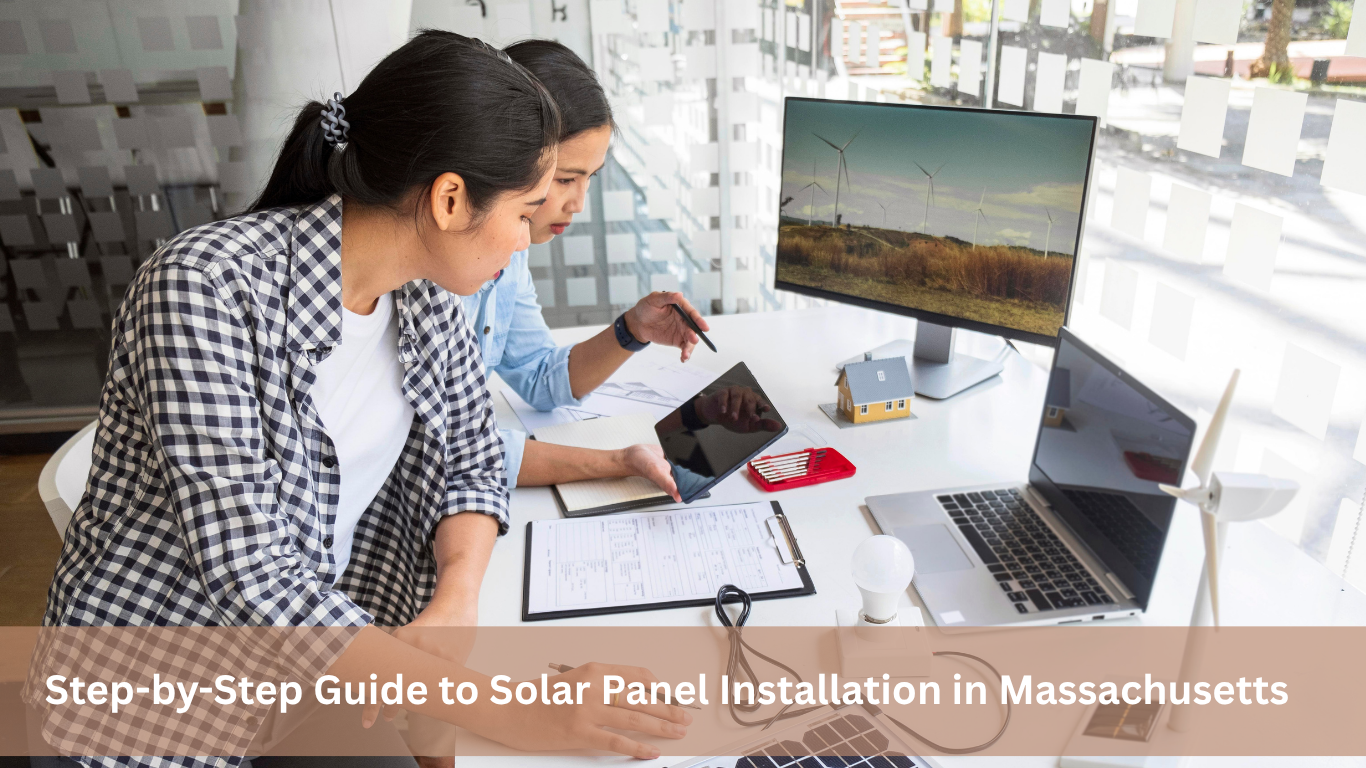 Solar panel installation in Massachusetts