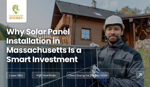 Solar panel installation in Massachusetts,