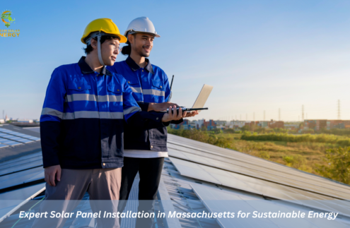 Solar panel installation in Massachusetts
