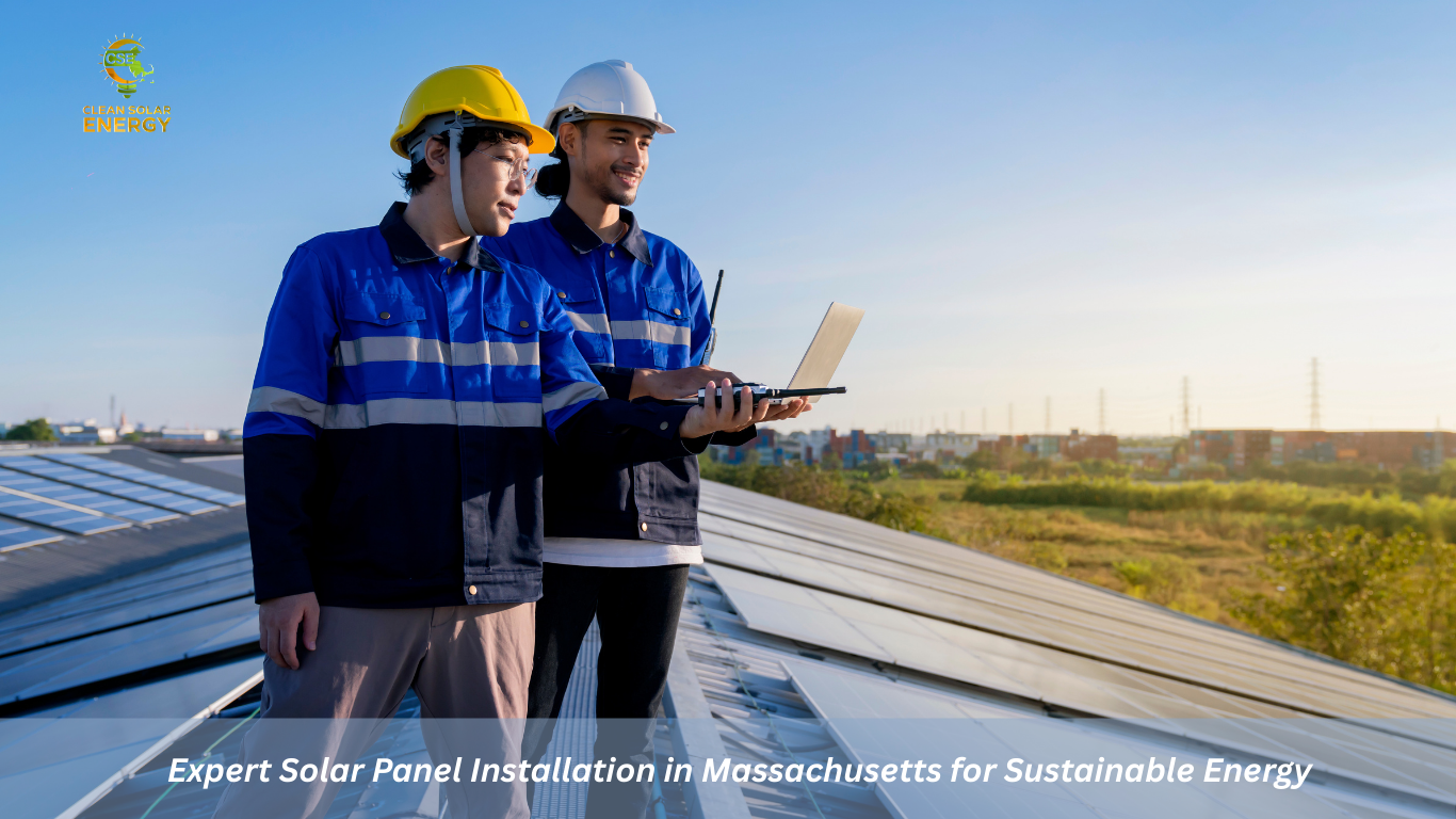 Solar panel installation in Massachusetts