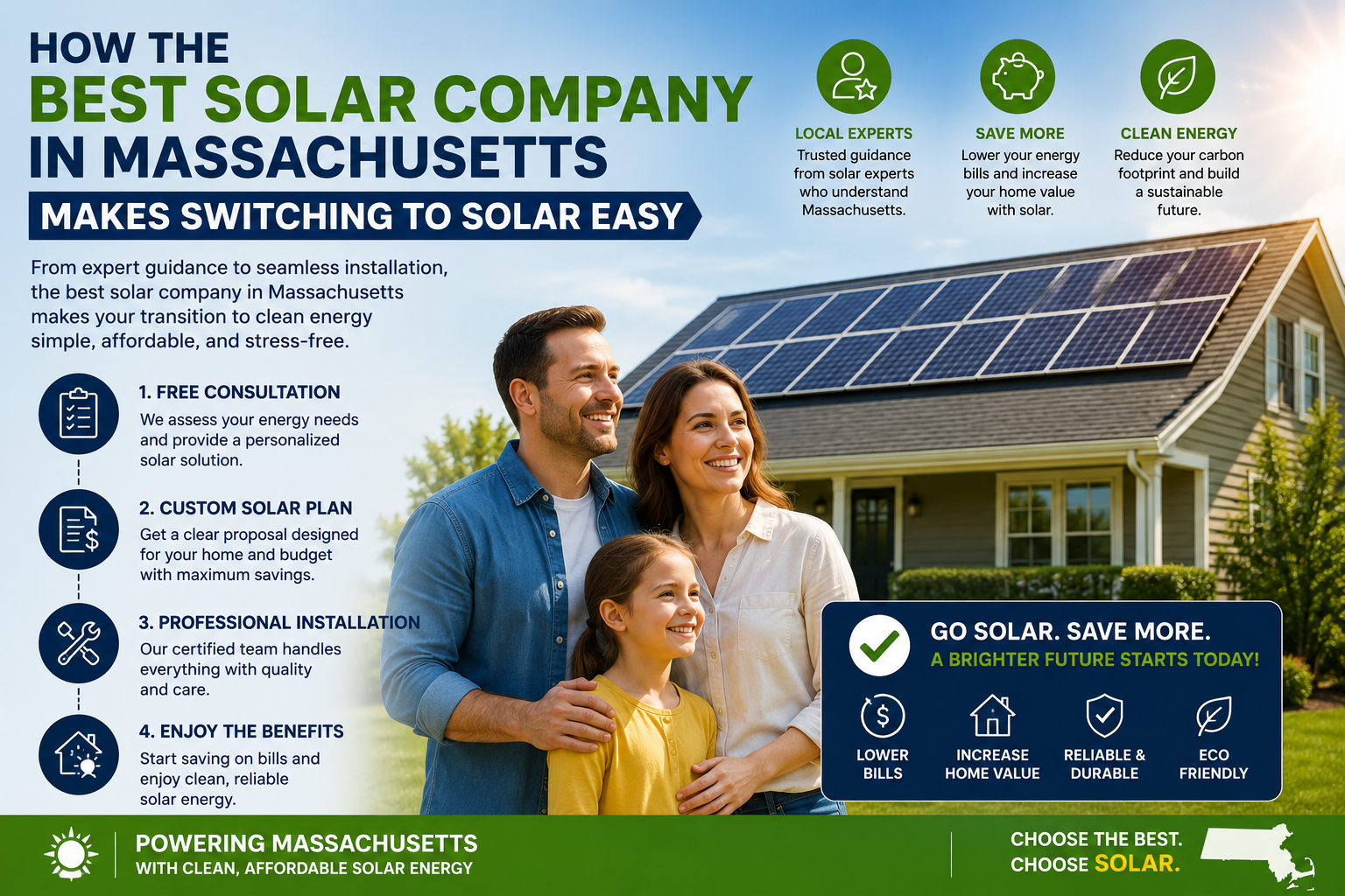 best solar company in Massachusetts,