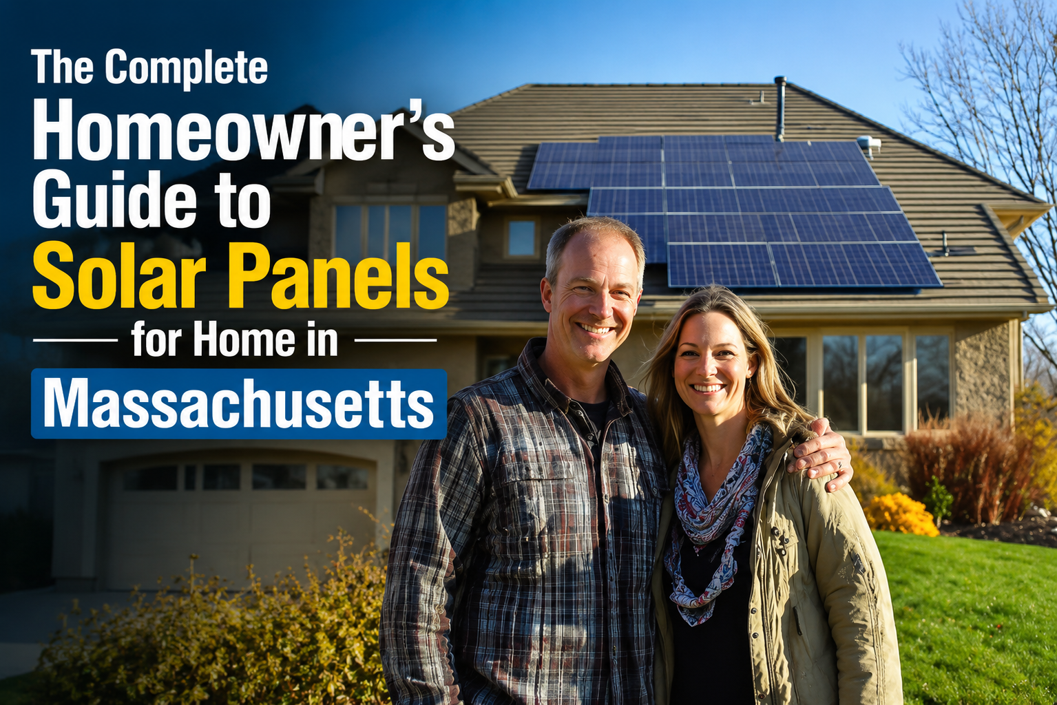 Solar panels for home in Massachusetts