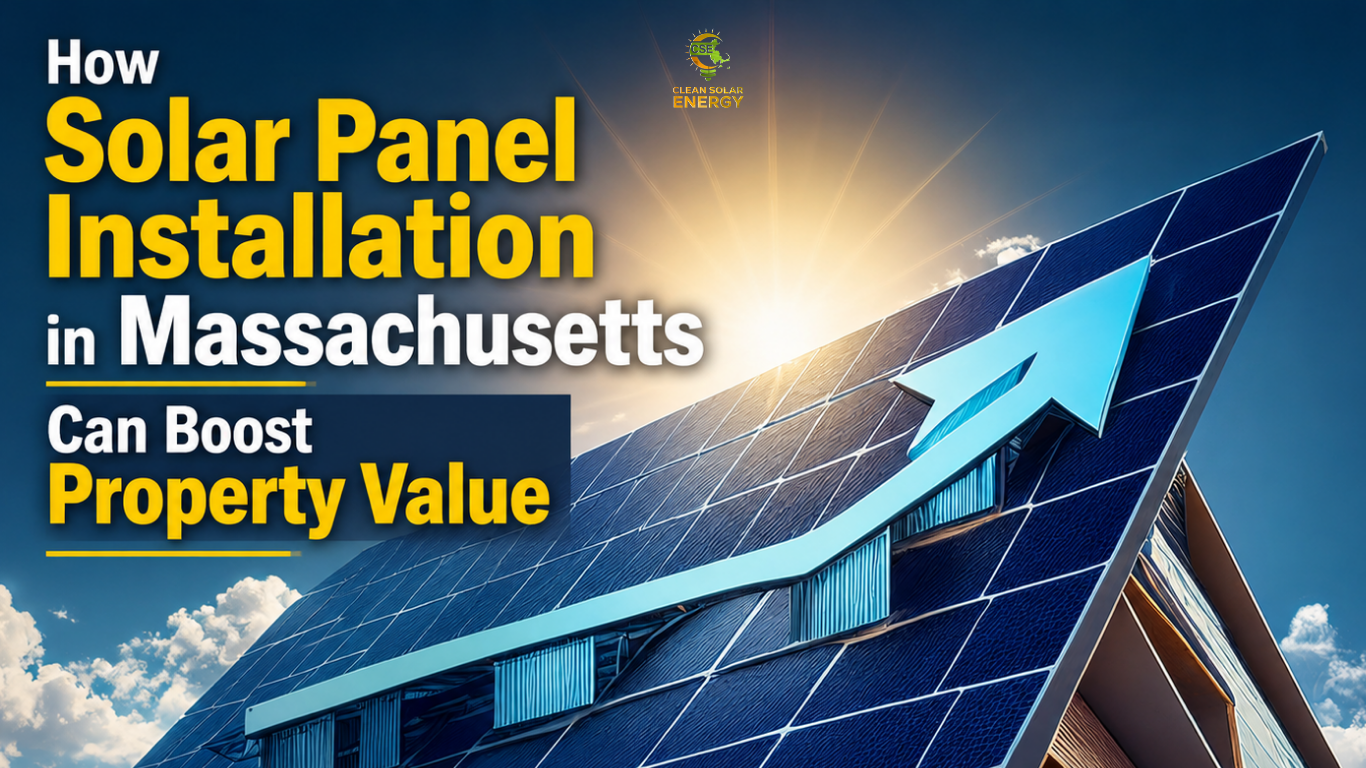 Solar panel installation in Massachusetts