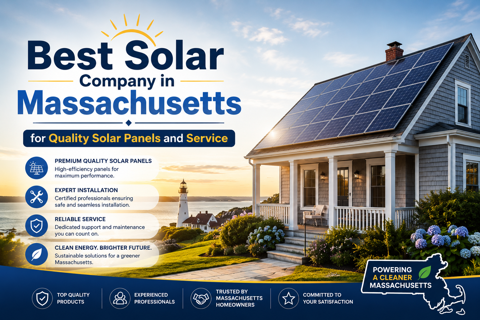 best solar company in Massachusetts