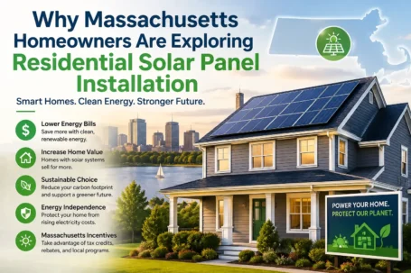 residential solar panel installation in Massachusetts
