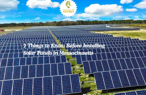 Residential solar panel installation in Massachusetts