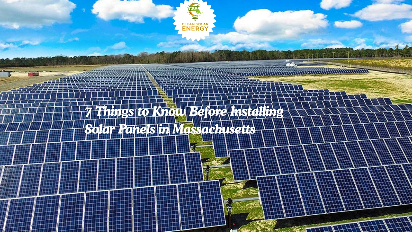 Residential solar panel installation in Massachusetts