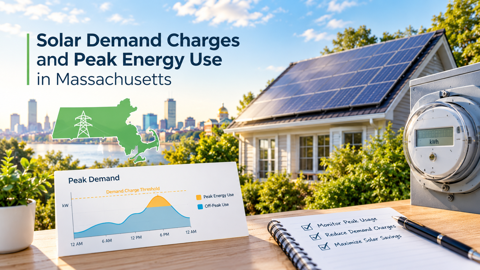 Solar Demand Charges and Peak Energy Use in Massachusetts