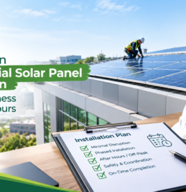 Commercial Solar Panel Installation Around Business Hours
