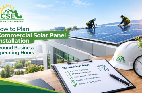 Commercial Solar Panel Installation Around Business Hours